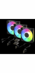 ARCTIC BioniX P12 A-RGB (Black) - 3 Pack