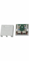 DATACOM STP dvojzásuvka nad omítku Cat5e 2 x RJ45