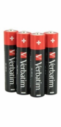 VERBATIM Alkalické baterie AAA, 4 PACK , LR3