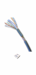 DATACOM UTP lanko CAT6  PVC 100m šedý