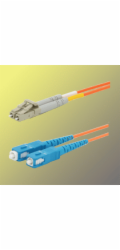 Optický patchkabel duplex LC-SC 50/125 µm MM,10m, OM2