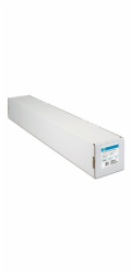 HP Bright White Inkjet Paper, 119 microns (4.7 mil) • 90 g/m2 (24 lbs) • 420 mm x 45.7 m , Q1446A