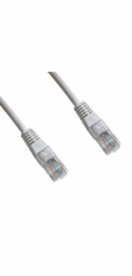 DATACOM Patch cord UTP CAT5E 0,25m bílý
