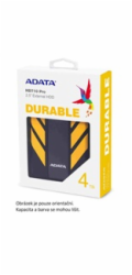 ADATA Externí HDD 1TB 2,5" USB 3.1 HD710 Pro, žlutá