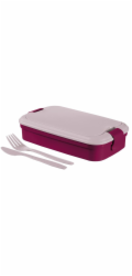 Box Curver® Lunch&Go 1300 ml, na oběd, fialový, dóza s příborem