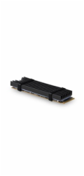 AXAGON CLR-M2L6, hliníkový pasivní chladič pro M.2 2280 SSD, výška 6 mm