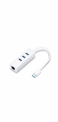 TP-Link USB HUB 1x RJ-45 + 3x USB-A 3.0 (UE330)