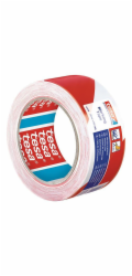 Tesa výstražná samolepicí páska 33m 50mm červenobílá (H6076092)