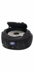 Přehrávač Roadstar, CDR-375D+/BK, přenosný, CD-R/RW, autostop, digitální tuner DAB+, DAB, FM, USB, síť