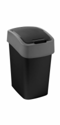 Odpadkový koš Curver CURVER ODPADKOVÝ KOŠ FLIP BIN 10L /ČERNÁ CRV229418