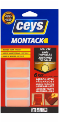 Páska montážní 48x18 mm proužky 10 ks Ceys Montack express