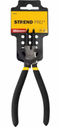 Kleště Strend Pro P0182B 180 mm, na hřídel a pojistné kroužky, ohnuté
