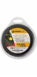 Žací struna TwistSilent Professional 2,4 mm D-15 m, spirálová