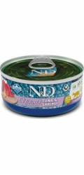 FARMINA N&D Cat Natural Tuna&Shrimp - vlhké krmivo pro kočky - 140 g