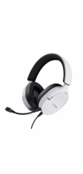 TRUST Herní sluchátka GXT 490W FAYZO, USB, bílá