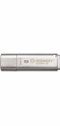 Kingston IronKey Locker+ 50/256GB/USB 3.1/USB-A/Stříbrná