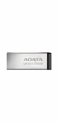 ADATA Flash Disk 256GB UR350, USB 3.2, stříbrno-černá