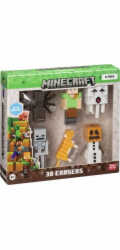 MINECRAFT 3D ERASERS - 6 PACK DELUXE BOX VER.B
