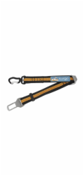 Kurgo® Direct to Seat Belt Swivel Tether Bezpečnostní autopás pro psy s upínacím mechanismem oranžový