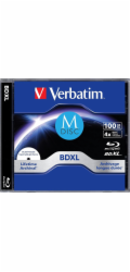 Verbatim BLU-RAY M-DISC BD-R XL 100GB 4x potisknutelný pouzdro v jewel case, 1 kus