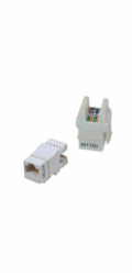 DATACOM UTP Keystone Cat6 bílý Dual Slim zadní zářez