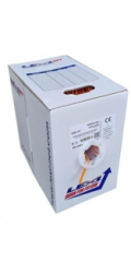 UTP kabel LEXI-Net Cat5E, drát, LS0H B2ca-s1a,d0,a1, oranžový, 305m, box