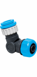 Adaptér AQUACRAFT® 550345, kloubový, 1/2"-3/4"-1", 360, 180, 3/4", pro zahradní hadici
