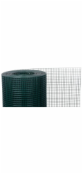 Pletivo GARDEN PVC 500/12,7x12,7/1,2 mm, zelené, RAL 6005, čtyřhranné, zahradní, chovatelské, bal. 5