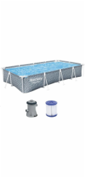 Bazén Bestway® Steel Pro Set, 3.66m x 2.01m x 66cm, čerpadlo, filtrace