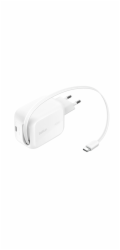 Belkin BOOST Charge Pro 45W Dual  GaN retract.Cable whi WCH023kqWH