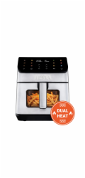 TESLA AirCook DualHeat QD65 XXL - multifunkční duální digitální horkovzdušná fritéza