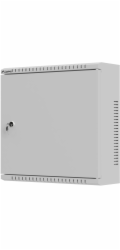Lanberg 10palcová instalační skříňka z TPR s drátěnou deskou MESH 400x400x140 mm šedá (smontovaná)