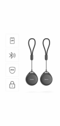 HAMA Bluetooth Lokátor, 2ks, čierny (Apple, Andr)