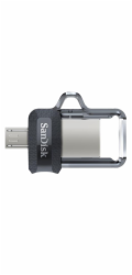 SanDisk Flash Disk 128GB Dual USB Drive m3.0 Ultra, OTG