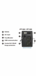 FSP UPS iFP800 line interactive / 800 VA / 480W