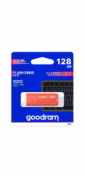 Flash disk GOODRAM USB 3.0 128GB bílo-oranžový
