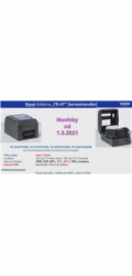 Brother TD-4650TNWB (tiskárna štítků s LCD displejem, 203 dpi, max šířka 112 mm), USB, RS-232, LAN, Bluetooth, Wi-Fi