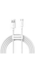 Kabel USB Baseus Baseus Baseus 2x USB - Micro USB 2.1 A 1,5 m bílá (Tzcamzy -02)