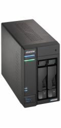 Asustor NAS AS6702T / 2x 2,5"/3,5" SATA III/ Celeron N5105 2.0 GHz/ 4GB/ 2x 2.5GbE/ 4x M.2/ 2x USB 3.2/ HDMI+IR