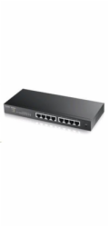 Zyxel GS1900-8 8-port Desktop Gigabit Web Smart switch: 8x Gigabit metal, IPv6, 802.3az (Green), fanless v2