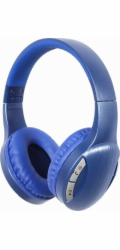 Gembird Sluchátka BTHS-01, mikrofon, Bluetooth, modrá