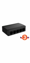 Tenda SG105M Tenda SG105M - 5x Gigabit Desktop Ethernet Mini Switch, 10/100/1000 Mb/s, 10Gb/s, fanless