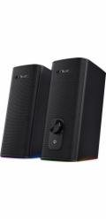 TRUST reproduktory GXT 612 CETIC RGB-Illuminated 2.0 Speaker Set, Bluetooth, černá