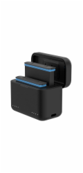 TELESIN 2-slot charger + card storage for Insta360 X4