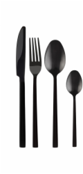 Lumarko Sada příborů Piano Black, 24 kusů v krabičce 29491