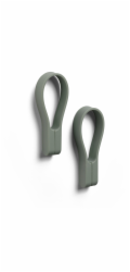 Zone Magnetické nástěnné háčky Hangers 2 kusy zelené (27928)