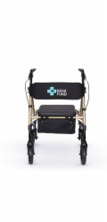 Čtyřkolové chodítko Marsylia REHAFUND RF-617/Zl, zlaté
