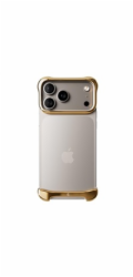 Arc Pulse - hliníkový ochranný rám na iPhone 18 Pro, zlatý