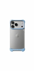Arc Pulse - hliníkový ochranný rám na iPhone 18 Pro, matný světle modrý