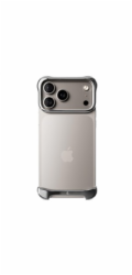 Arc Pulse - hliníkový ochranný rám na iPhone 18 Pro, stříbrný